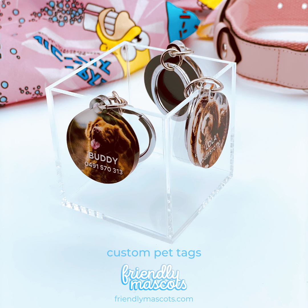 Friendly Mascots Pet Keychain